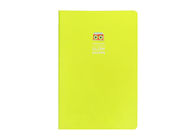 Pocket Blank Custom Printed Notebooks Sewned Stapled Binding Solid Color