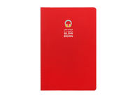 Pocket Blank Custom Printed Notebooks Sewned Stapled Binding Solid Color